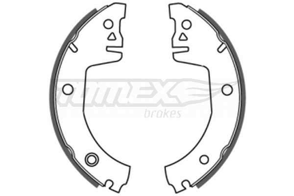 Sada brzdových čeľustí TOMEX Brakes